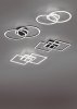 Nowoczesny minimalistyczny plafon sufitowy led  VENIDA czarna RL R62783132